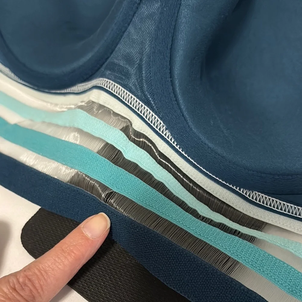 Victoria's Secret Navy and Aqua Striped Bra - Picture 7 of 7